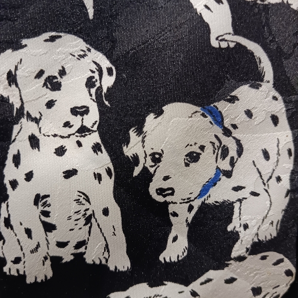 Addiction Dalmatian Print Men's Polyester Tie - Picture 2 of 5